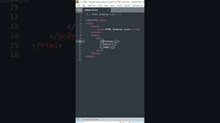 Elevate Your Content with HTML Ordered Lists | #shortsvideo #viral