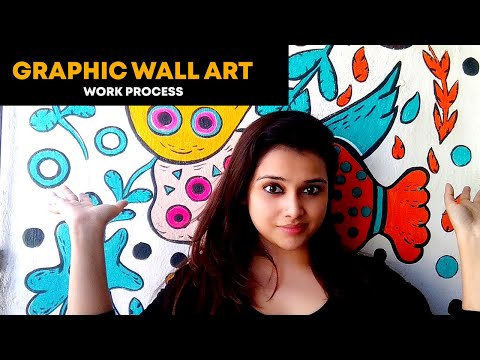 Graphic Wall Art - COMPLETE Work Process