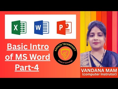 Introduction Of MS Word Part-4