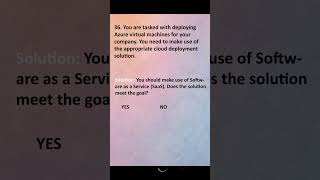 Microsoft Azure Fundamentals AZ 900 - Q 36 100% Exam PASS