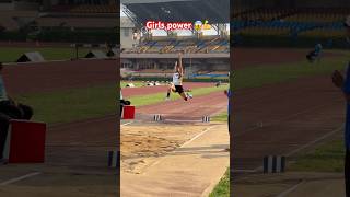 Long jump for girls #girlspower #girls #trackandfield #power #womenlife girlshardworking #games