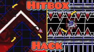 Geometry Dash weird Hitboxes (Hitbox Hack)