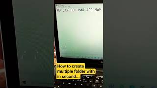 How to create multiple folders within the second#shorts #shortvideo #computer #computerknowledge