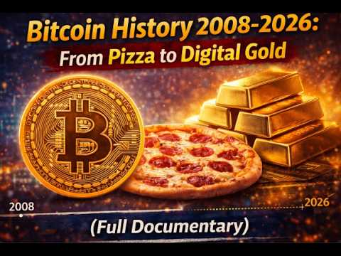 Bitcoin History 2008-2026: From Pizza to Digital Gold (Full Documentary)