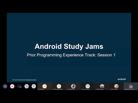Android Study JAM Session-2, Prior Programming Track