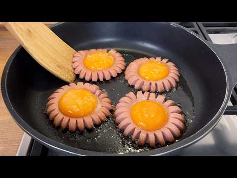 A new way to make a delicious breakfast with potatoes. Original breakfast