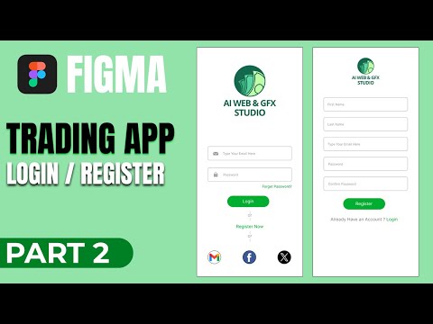 Trading Mobile App UI UX in FIGMA Part 2