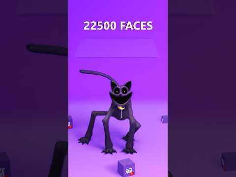 Catnap vs Cloth Simulation Poppy Playtime   #poppyplaytimechapter4  #clothsimulation   #catnap #3d