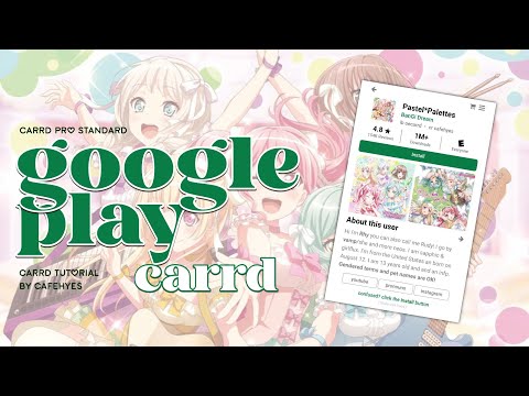 how to make a google play carrd | carrd tutorial (with subtitles)