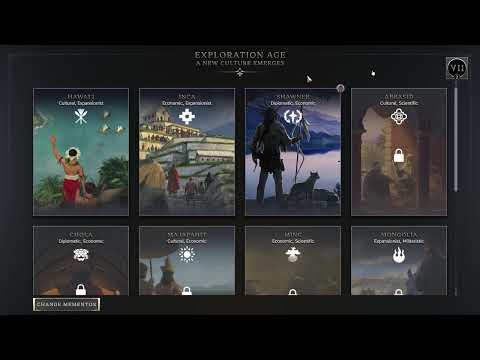 Civ 7 New Age scuffed selection music