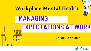 Managing expectations at workplace