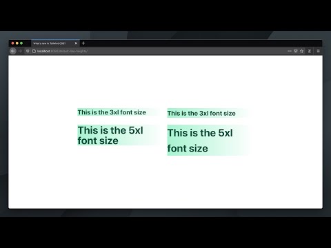 Default Line Heights – What's new in Tailwind CSS