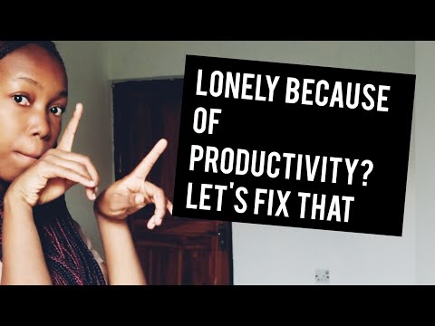 WHY PRODUCTIVITY CAN SOMETIMES FEEL LONELY| AND HOW TO FIX THAT