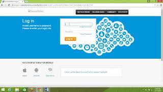 Sap Success Factor Tutorial