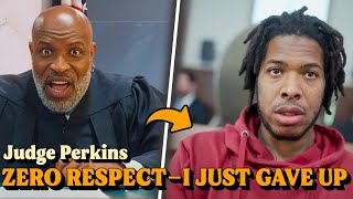 Judge SNAPS At Disrespectful Defendant! “So You Just GAVE UP?!”