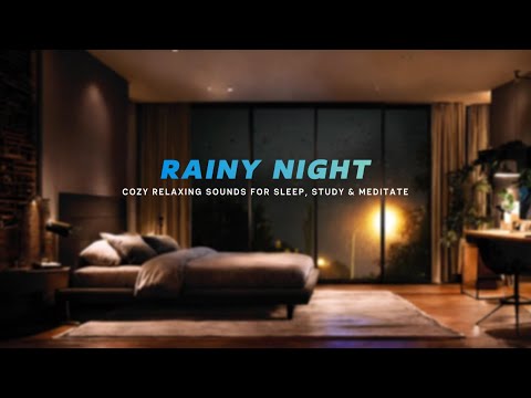 RAINING COZY ROOM - RELAXING RAIN SOUNDS FOR SLEEP & STUDY