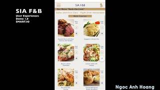 [NAH] Excellent interactive UX|UI SIA F&B Mockup