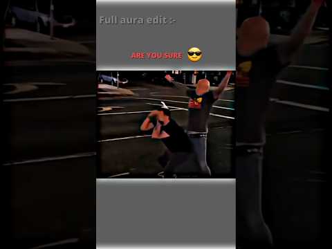 ARU YOU SURE 😎🤯#aura #edit #funk #shortsfeed #sigma #shorts