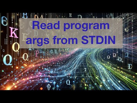 Why you should use STDIN to read your program arguments
