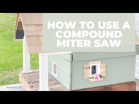 How to use a compound miter saw