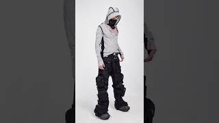 CYBERPUNK PANTS with FUNCTIONAL LED LIGHTS?! ⚡ #Techwear