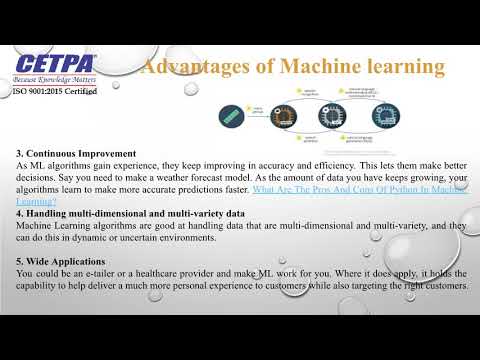 Advantages and disadvantages of Machine Learning Course