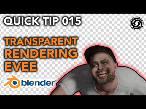 #BlenderQuickTip Rendering with Transparency in Blender's Evee Engine