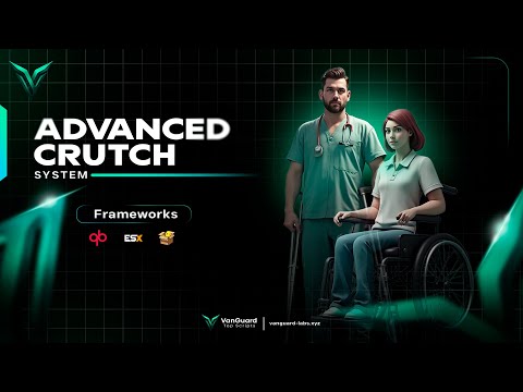 FiveM Script | Advanced Crutch System  [ESX/QBCore] 🩼🦽