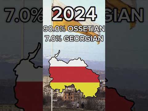 Ethnicities in South Ossetia #ossetia #europe #mapping #history #geography #shorts #fyp #forfun