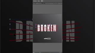 broken effect in illustrator  #graphicdesign #graphicdesigntutorialsforbeginners #illustrator