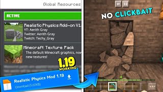 How to install Physics Mod in Minecraft Pocket Edition For free 1.19| Physics ModAddon|Gameradiplayz