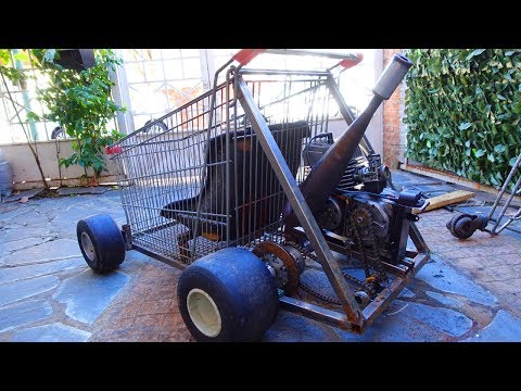 My GoKart in a SHOPPING cart | Part 1