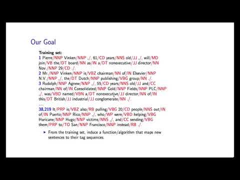 Natural Language Processing by Michael Collins, Columbia University P82  02 Rec
