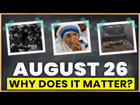 August 26 Events: Houdini’s Escape, WWII Counterattack & Mother Teresa