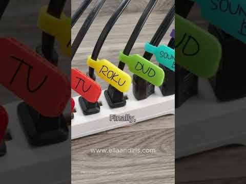 Smart Cable Management Tips for a Tidy Home Office #short