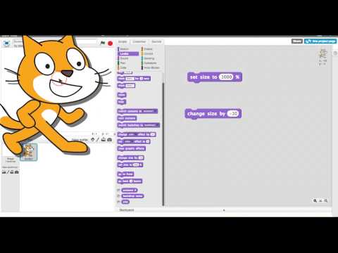 Scratch 2.0 Tutorial Video:Size
