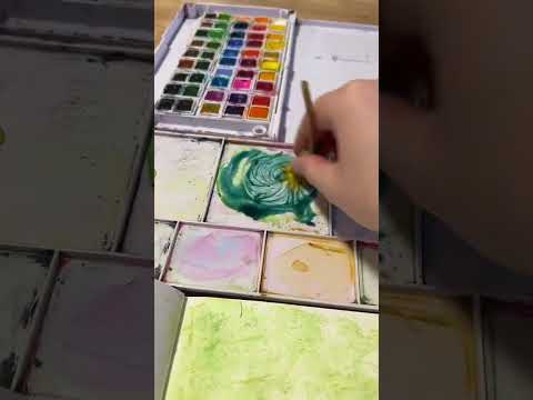 Part 2 of painting with followers! #art #part2 #watercolour #artideas #sketchbook #sketchbookideas