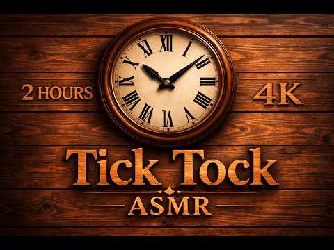 Gerçek Saat Tik Tak Sesi | Odaklanma, Çalışma & Uyku
