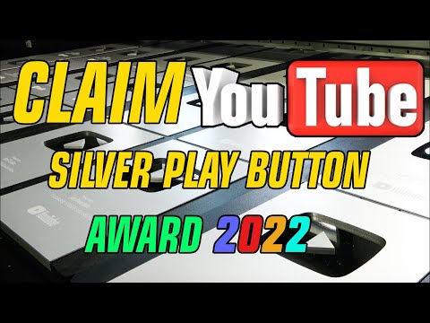 HOW TO GET THE SILVER PLAY BUTTON AWARD 2022, YOUTUBE PLAY BUTTON 2022