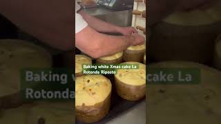 white Xmas cake Panettone by Salvo Grasso@lilla’s unique shares 1086#italiancakes