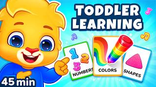 Learn Numbers, Colors, Shapes, First Words, ABC | Kids Learning Videos | Toddler Learning With Lucas