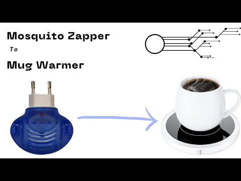 Transforming an Electric Mosquito Zapper into a Mug Warmer