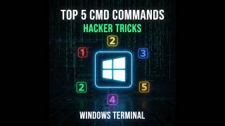 Top 5 CMD Commands Used by Hackers | Windows Terminal Tricks | Part One