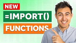 Stop Copy Pasting Into Excel! Try the NEW Import Functions Instead