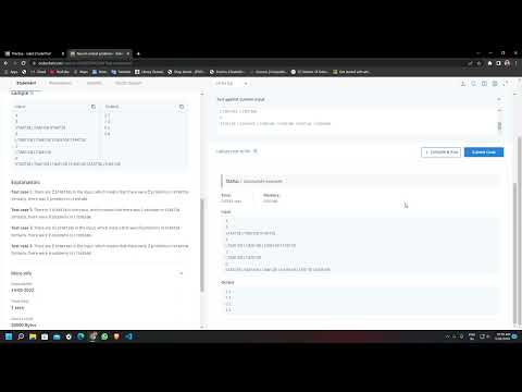 Recent contest problems || RECENTCONT|| Codechef
