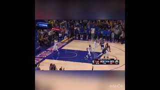 Steph curry logo three vs clippers