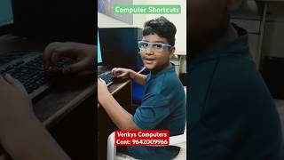 Computer course in Telugu || Computer shortcuts #VenkysComputers #khammam #computereducation #telugu