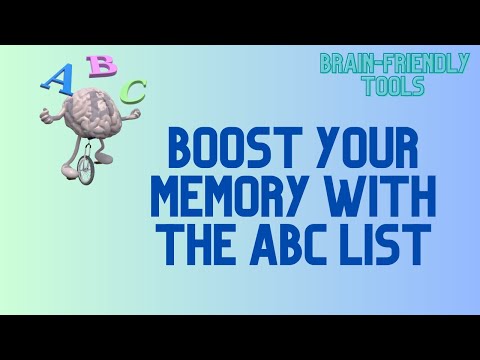 Unlock Your Brain’s Potential with the ABC-List | Brain-Friendly Learning