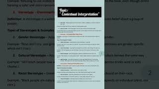 Contextual Interpretation✨||Functional English🎓||ENG -321🧾 ||Tone ,Bias, Assumption, Stereotypes