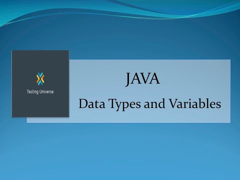 Data Types and Variables in Java
